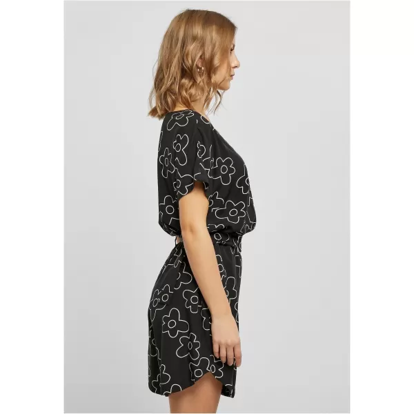  Dame URBAN CLASSICS TB4096 CRNI CVIJET 