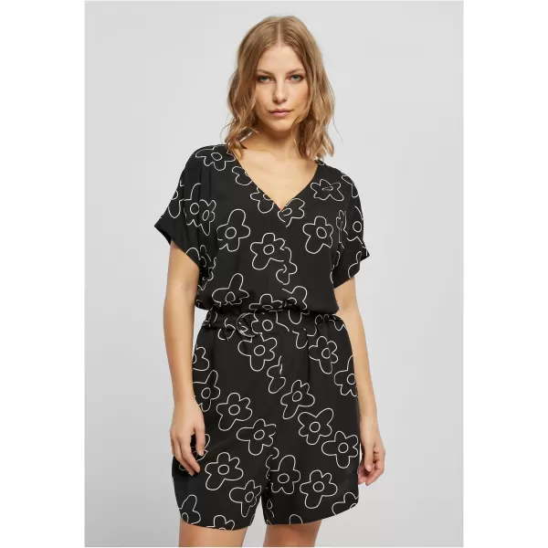  Dame URBAN CLASSICS TB4096 CRNI CVIJET 