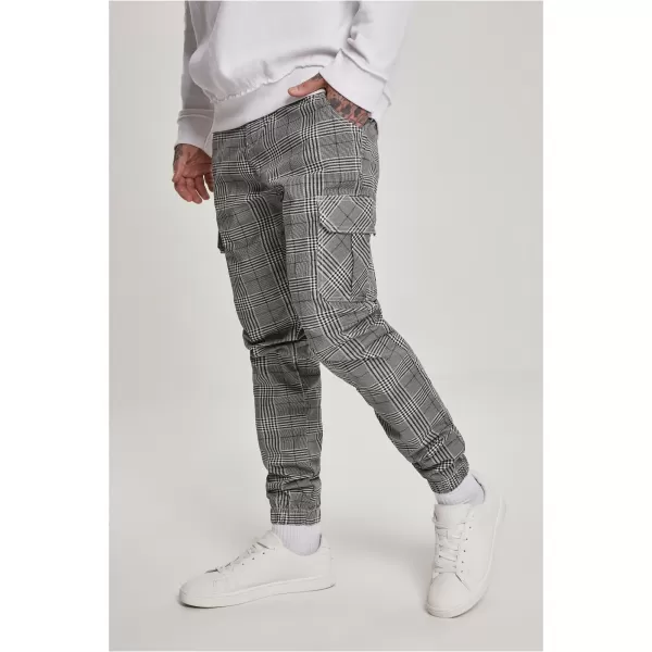  Hlače URBAN CLASSICS TB3138 BIJELA/CRNA 