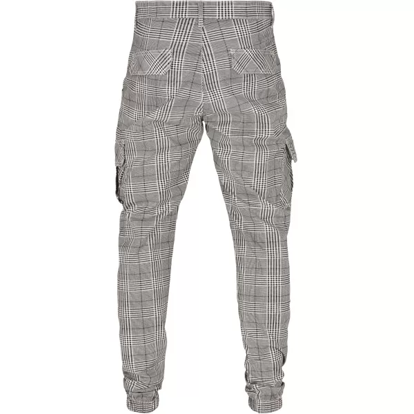  Hlače URBAN CLASSICS TB3138 BIJELA/CRNA 
