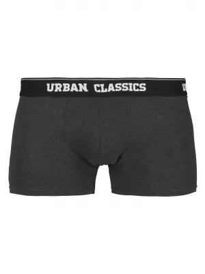 Muške bokserice URBAN CLASSICS TB3540 BRENDIRANJE AOP/CRNO/UGLJEN
