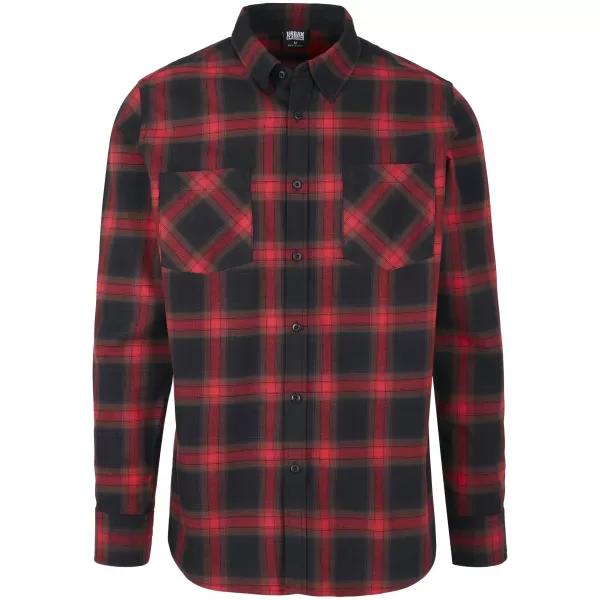  Košulja URBAN CLASSICS TB3195 CRNA/CRVENA 