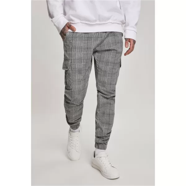  Hlače URBAN CLASSICS TB3138 BIJELA/CRNA 
