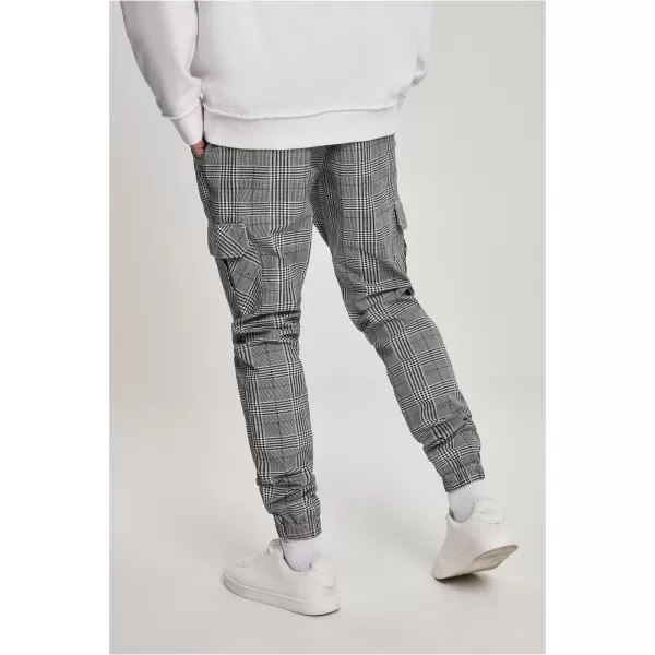  Hlače URBAN CLASSICS TB3138 BIJELA/CRNA 