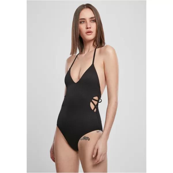  Kupaći kostim URBAN CLASSICS TB3464 CRNI 