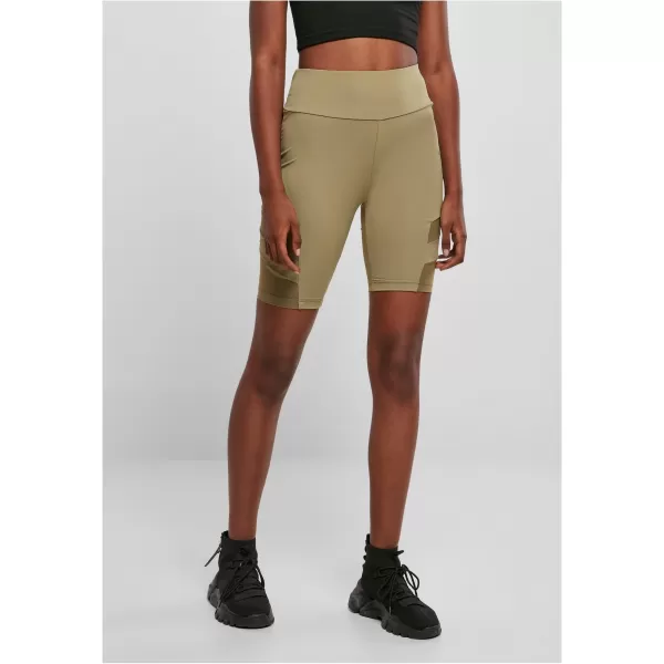  Ženske kratke hlače URBAN CLASSICS TB4354 KAKI 
