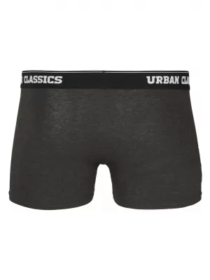 Muške bokserice URBAN CLASSICS TB3540 BRENDIRANJE AOP/CRNO/UGLJEN