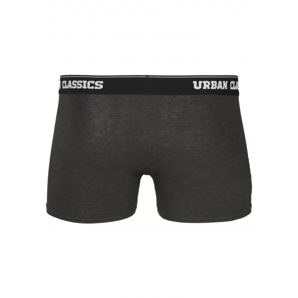  Muške bokserice URBAN CLASSICS TB3540 BRENDIRANJE AOP/CRNO/UGLJEN 