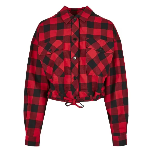  Košulja URBAN CLASSICS TB3753 CRNA/CRVENA 