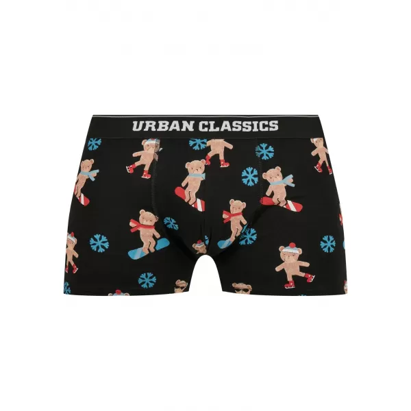  Bokser URBAN CLASSICS TB4503 TEDDY AOP/JASPER/MORNARICA 