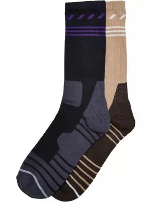 Čarape URBAN CLASSICS TB3742 CRNA/UNION BEŽ