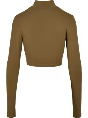 Košulja URBAN CLASSICS TB4749 TINI MASLINA