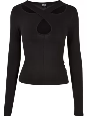 Košulja URBAN CLASSICS TB5479 CRNI