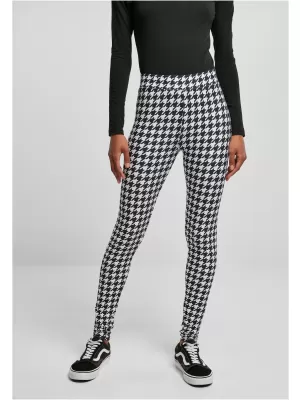 Tajice URBAN CLASSICS TB4771 CRNI HOUNDSTOOTH