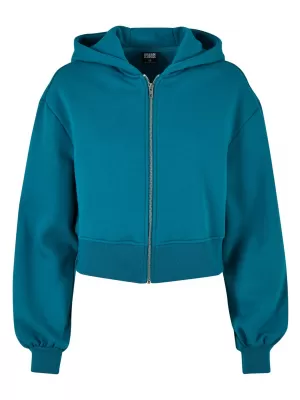 Ženska majica URBAN CLASSICS TB4766 VODENO ZELENA BOJA