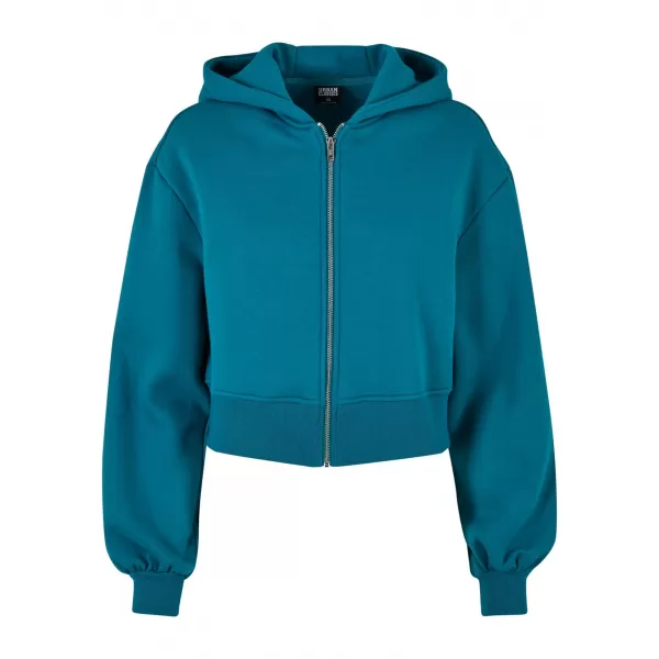  Ženska majica URBAN CLASSICS TB4766 VODENO ZELENA BOJA 