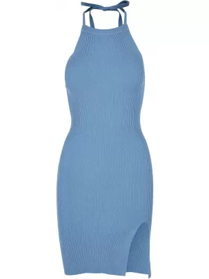 Haljina URBAN CLASSICS TB5494 HORIZONT PLAVA