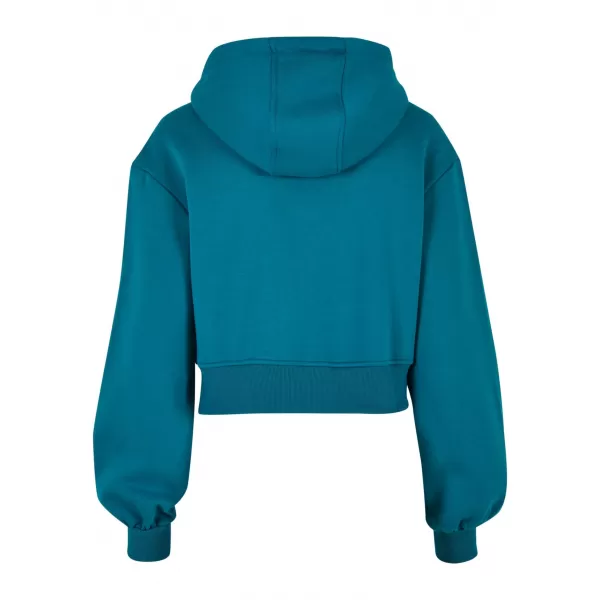  Ženska majica URBAN CLASSICS TB4766 VODENO ZELENA BOJA 