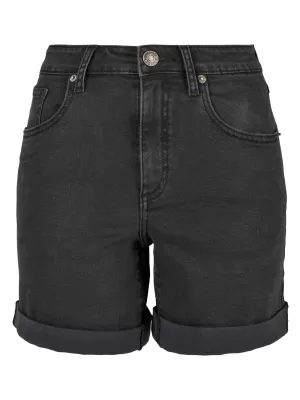 Ženske kratke hlače URBAN CLASSICS TB4796 CRNO OPRANA