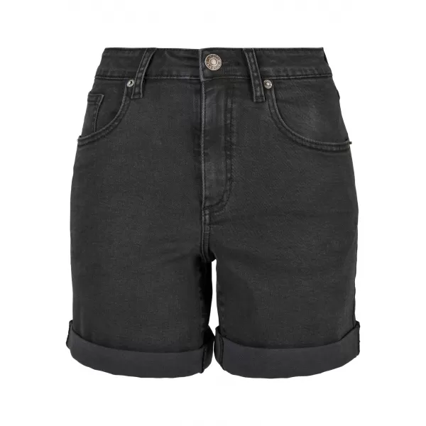  Ženske kratke hlače URBAN CLASSICS TB4796 CRNO OPRANA 