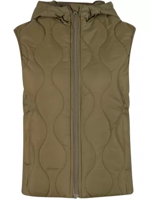 Ženski prsluk URBAN CLASSICS TB7009 MASLINA