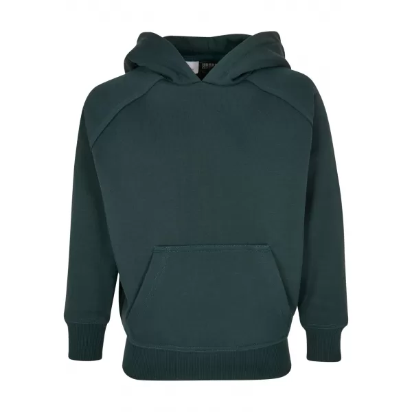  Dječja dukserica URBAN CLASSICS UCK014 TAMNOZELENE BOJE 