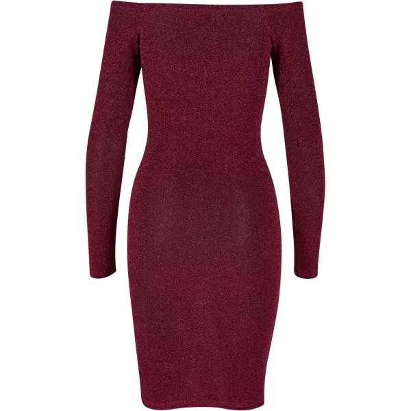  Haljina URBAN CLASSICS TB6144 TAMNOCRVENA 