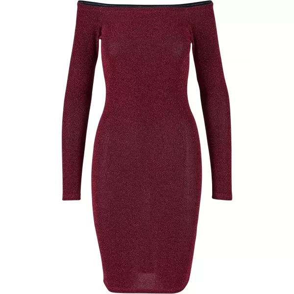  Haljina URBAN CLASSICS TB6144 TAMNOCRVENA 