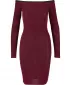 Haljina URBAN CLASSICS TB6144 TAMNOCRVENA