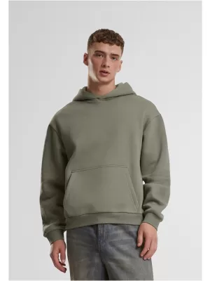 Muški sweatshirt URBAN CLASSICS TB6750 BLIJEDO MASLINASTO