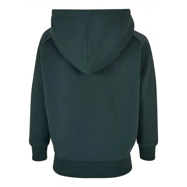  Dječja dukserica URBAN CLASSICS UCK014 TAMNOZELENE BOJE 