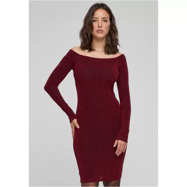  Haljina URBAN CLASSICS TB6144 TAMNOCRVENA 