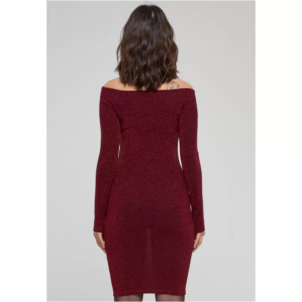  Haljina URBAN CLASSICS TB6144 TAMNOCRVENA 