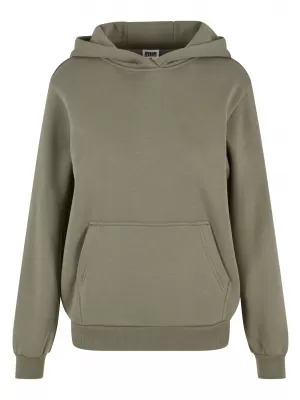 Ženski sweatshirt URBAN CLASSICS TB7105 BLIJEDO MASLINASTO