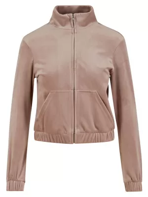 Ženski sweatshirt URBAN CLASSICS TB7113 ROSE ROSE