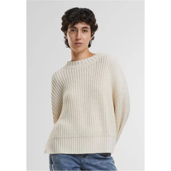  Ženski pulover URBAN CLASSICS TB7093 BIJELO/PIJESAK 
