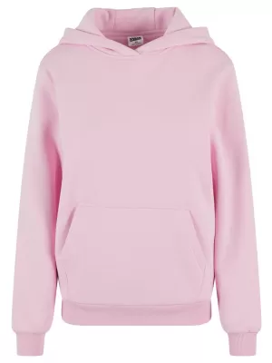 Ženski sweatshirt URBAN CLASSICS TB7105 NJEŽNO RUŽIČASTA