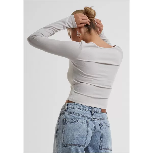 Ženska majica kratkih rukava URBAN CLASSICS TB6996 BIJELO/PIJESAK 