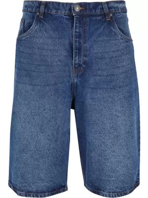 Kratke hlače URBAN CLASSICS TB6639 NOVA SREDNJA PLAVA OPRANA