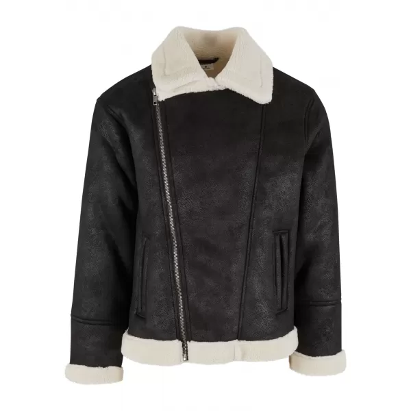  Muška jakna URBAN CLASSICS TB7048 CRNI/BIJELI PIJESAK 