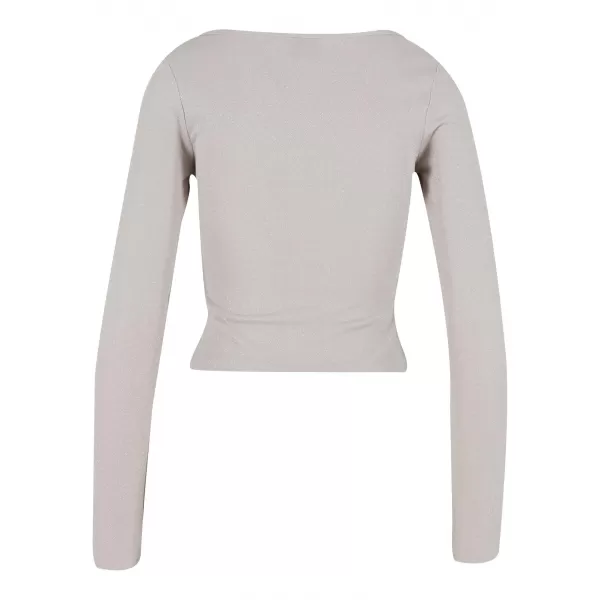 Ženska majica kratkih rukava URBAN CLASSICS TB6996 BIJELO/PIJESAK 