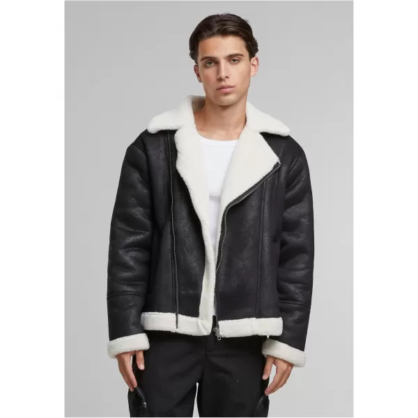  Muška jakna URBAN CLASSICS TB7048 CRNI/BIJELI PIJESAK 