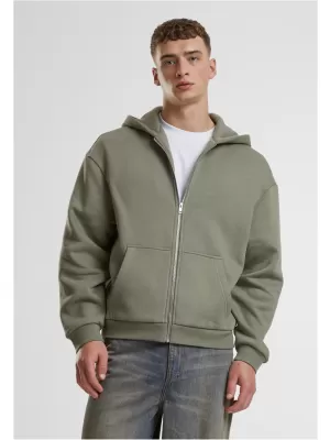 Muški sweatshirt URBAN CLASSICS TB7284 BLIJEDO MASLINASTO