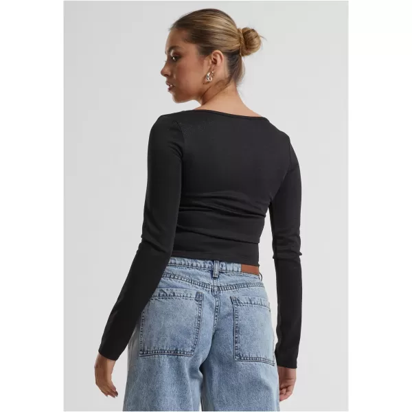  Ženska majica kratkih rukava URBAN CLASSICS TB6996 CRNA 