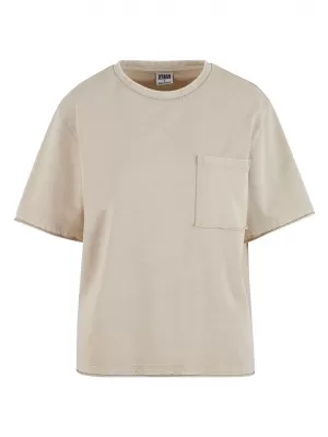 Ženska majica kratkih rukava URBAN CLASSICS TB7465 ČELIČNO SIVA