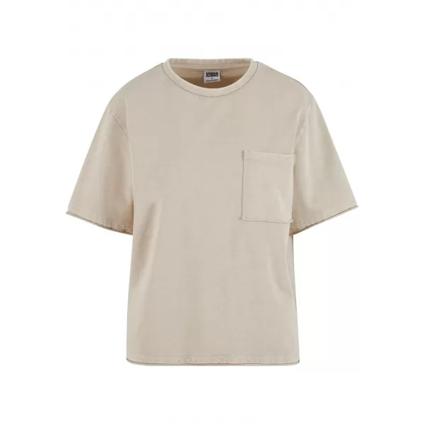  Ženska majica kratkih rukava URBAN CLASSICS TB7465 ČELIČNO SIVA 