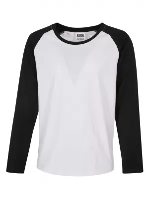 Dječja majica URBAN CLASSICS UCK4539 BIJELO/CRNO