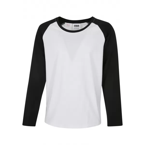  Dječja majica URBAN CLASSICS UCK4539 BIJELO/CRNO 