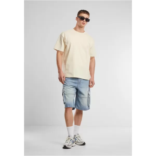  Muška majica kratkih rukava URBAN CLASSICS TB7557 BIJELO/PIJESAK 