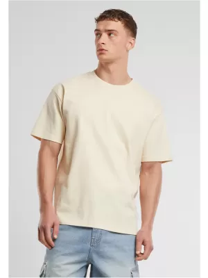 Muška majica kratkih rukava URBAN CLASSICS TB7557 BIJELO/PIJESAK